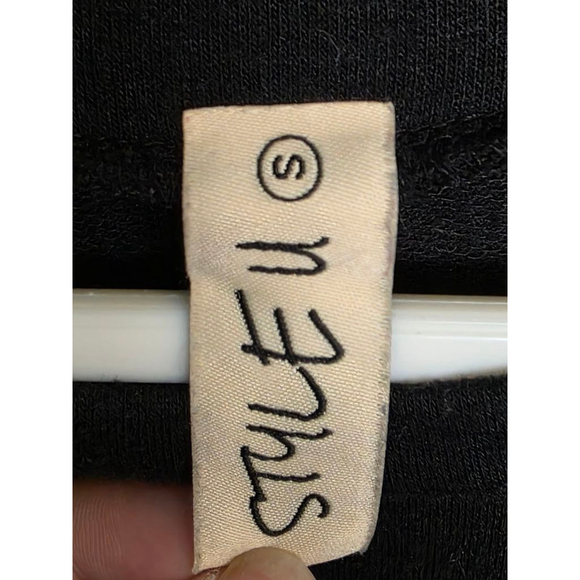 Women's Style U Long Sleeve Top Size S Black Multi-color - Picture 4 of 5